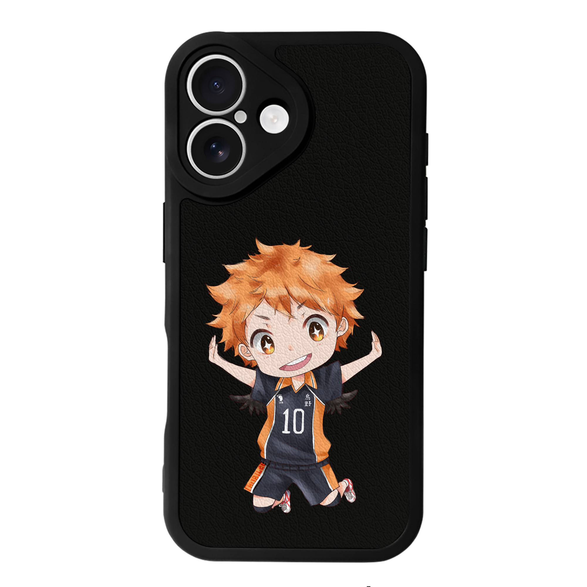 （画像用） ハイキュー!! Haikyu!! 【iPhone 16シリーズ対応】シリコンスマホケース（レザー調） 材質：シリコン